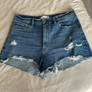 Abercrombie & Fitch High Rise Mom Shorts - Curve Love